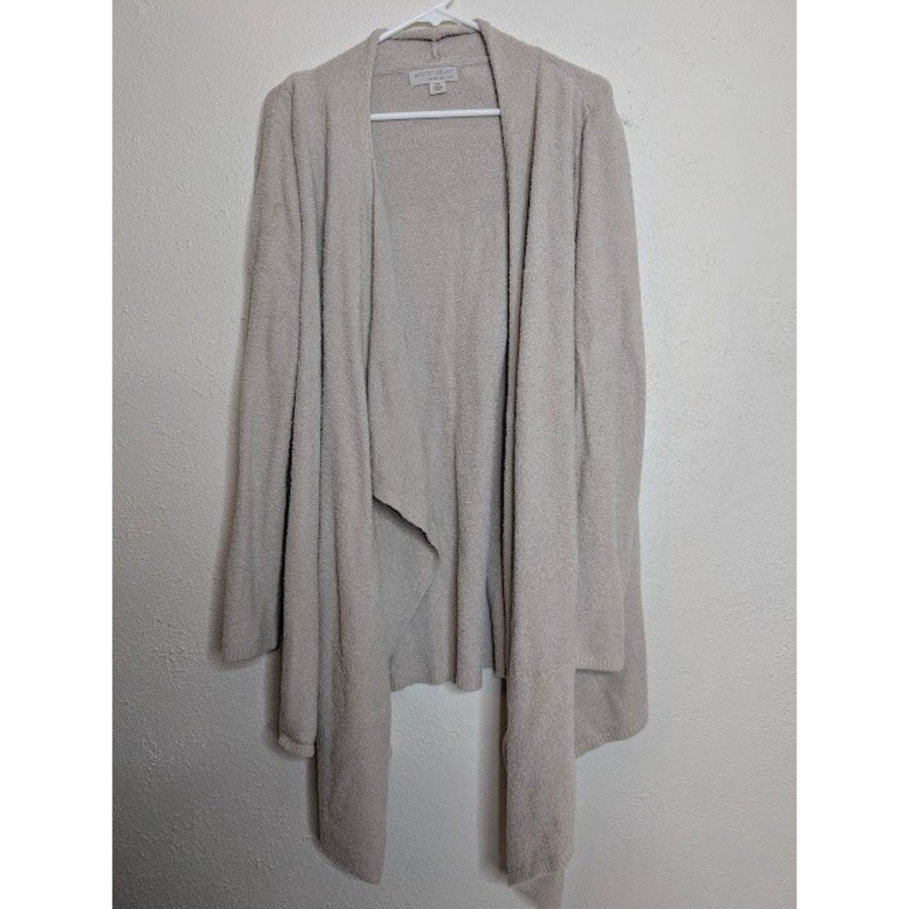 Barefoot Dreams Cardigan Light Pink Open Front Cardigan Cozy Womens Size L/XL